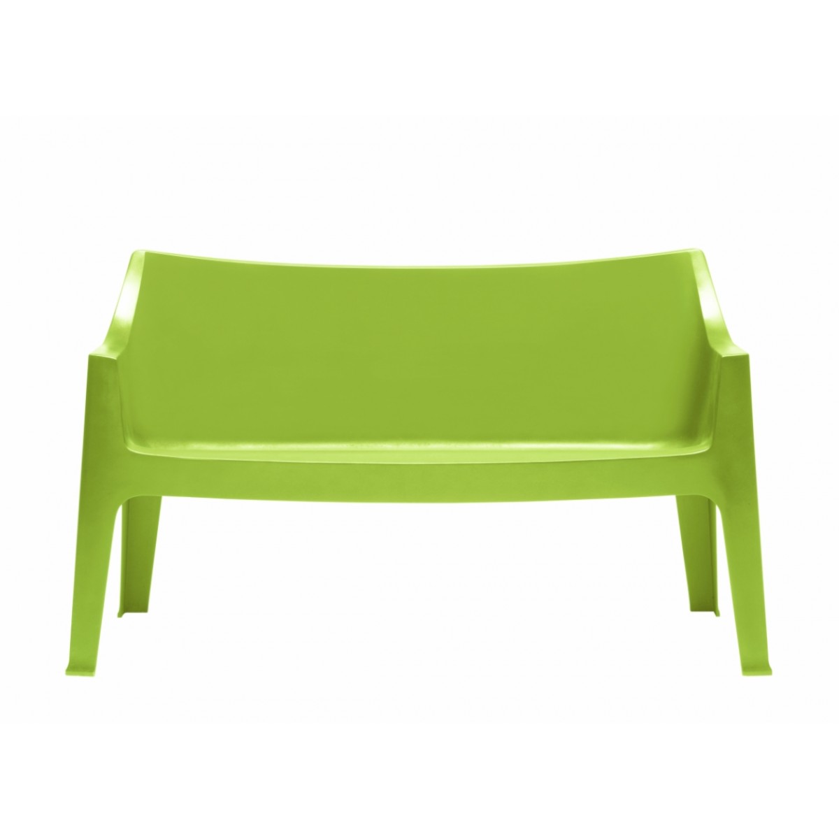Gartenbank grün, Sofa Kunststoff, Outdoor Bank grün