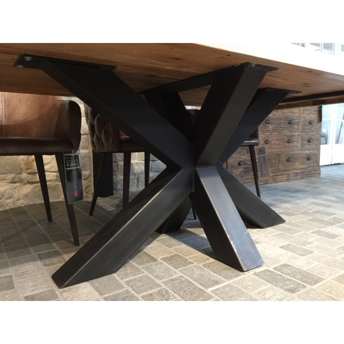 Esstisch Eiche Tischplatte, Tisch Eiche-Tischplatte Industriedesign