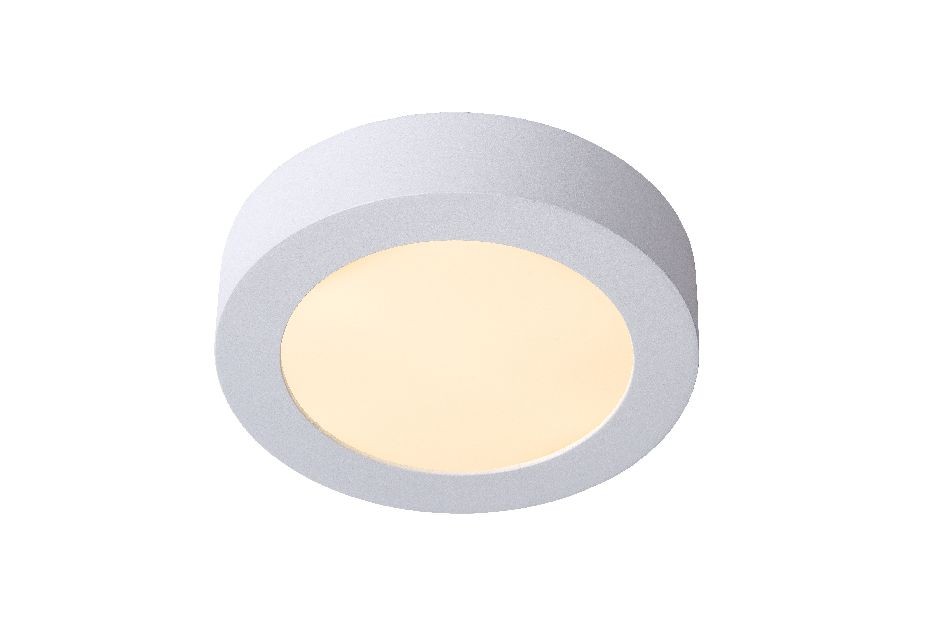 LED Deckenleuchte weiß, Deckenlampe weiß, Durchmesser 18 cm