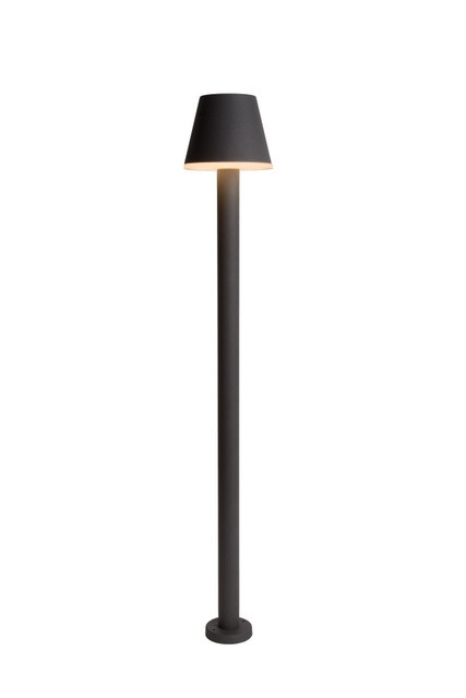 LED Außenstandleuchte schwarz, Standleuchte außen schwarz, Höhe 100 cm