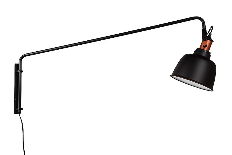 Wandlampe  schwarz, Wandleuchte schwarz