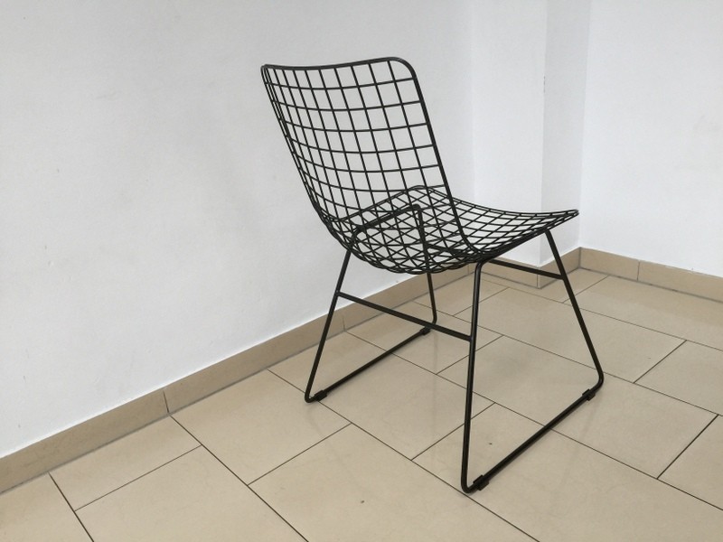 Stuhl Metall schwarz, Esszimmerstuhl, Metall Stuhl schwarz