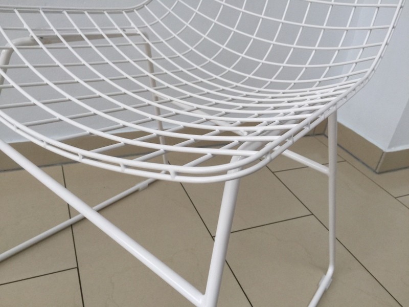 Stuhl Metall weiß, Esszimmerstuhl, Metall Stuhl weiß