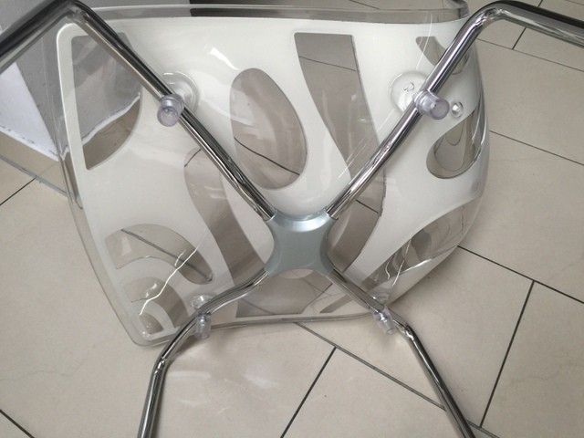 Design Stuhl stapelbar,  Stuhl transparent Polycarbonat