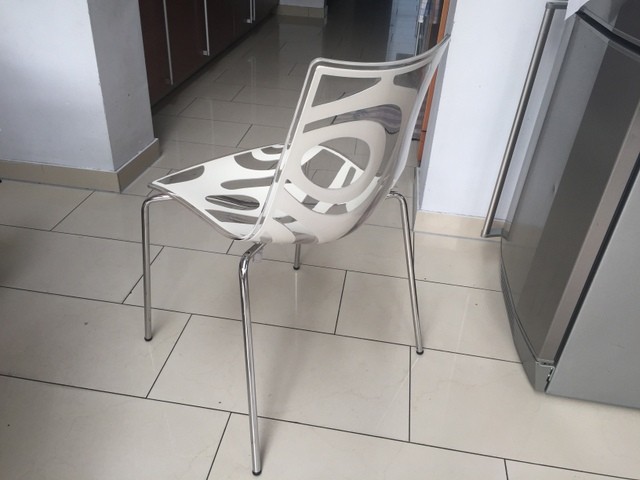 Design Stuhl stapelbar,  Stuhl transparent Polycarbonat