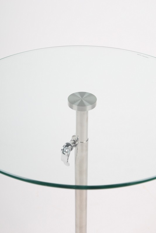 Glas Beistelltisch, Durchmesser 45 cm
