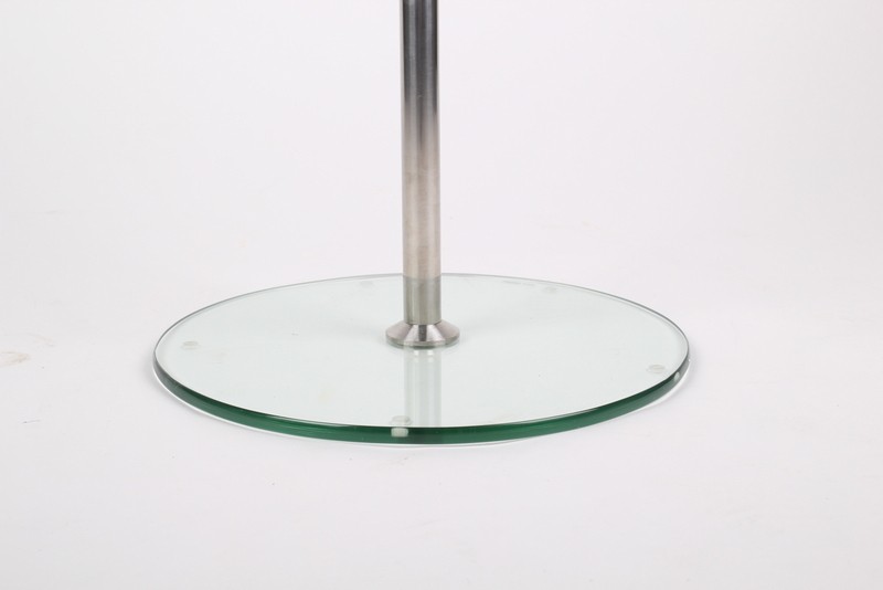 Glas Beistelltisch, Durchmesser 45 cm