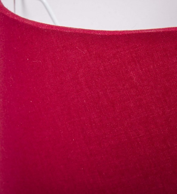 Lampenschirm rund, Farbe Rot, Ø 25 cm