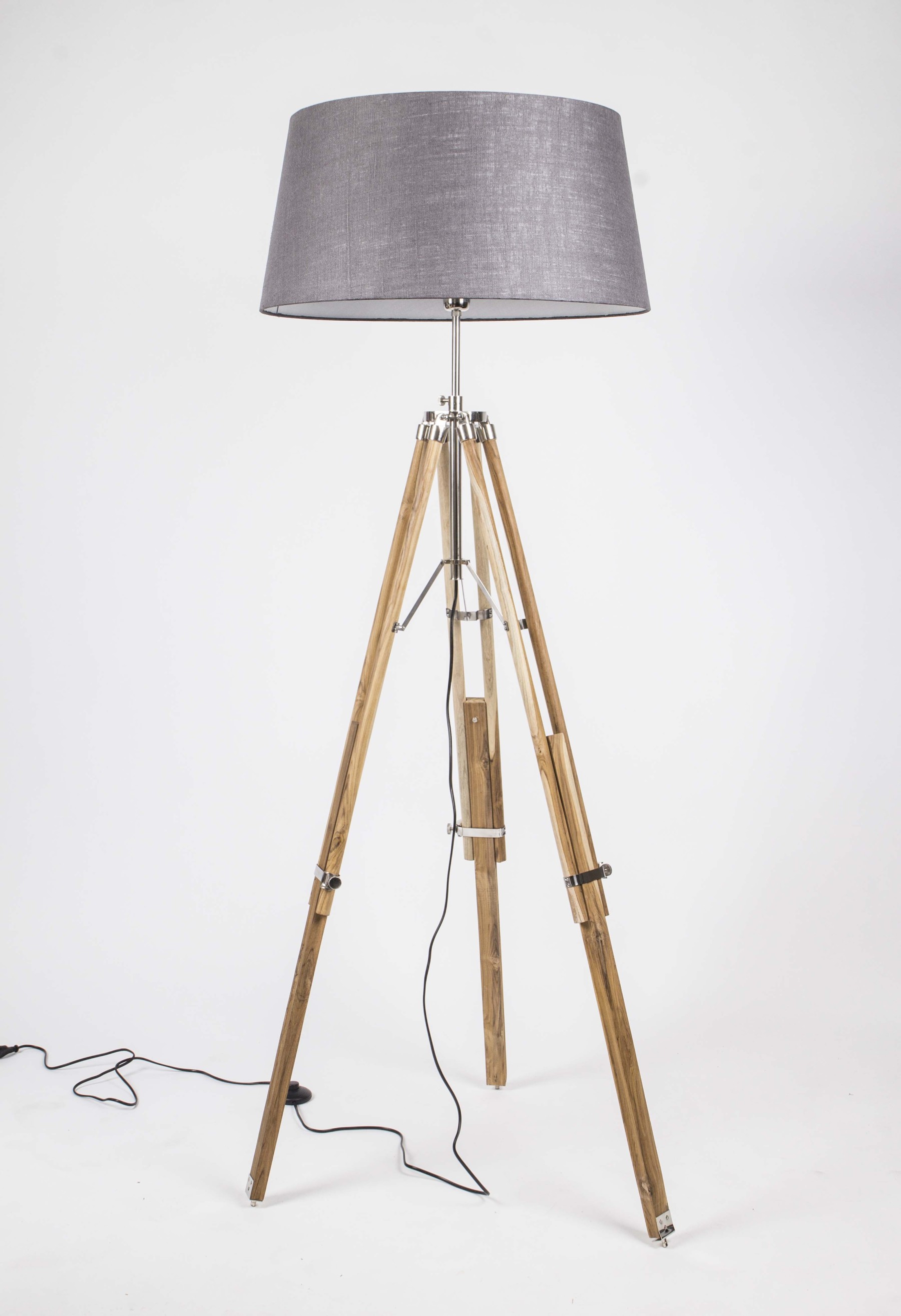 Lampenfuß  für eine Stehlampe, Stehlampe Naturholz