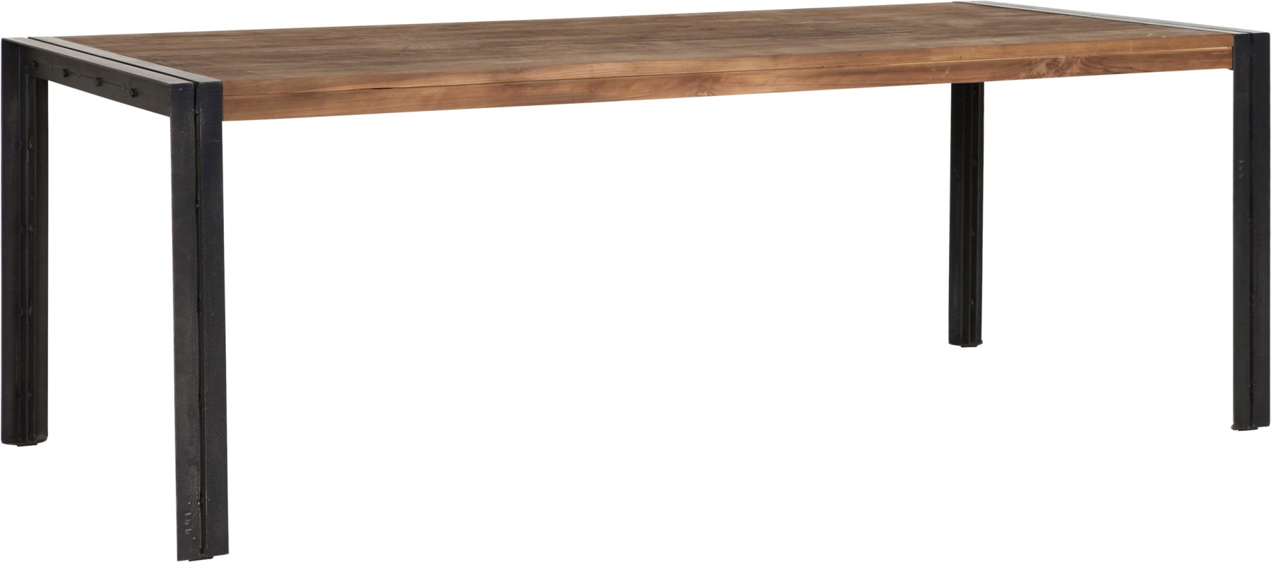 Tisch Industrie Holz Metall, Esstisch Industriedesign Metall, Länge 200 cm