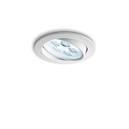 LED Strahler weiß, 3er Set LED Deckenleuchte weiß, LED Einbauleuchte weiß, Durchmesser 10,5 cm