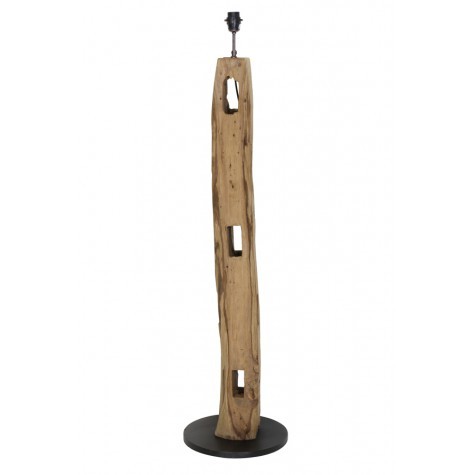 Stehlampe Holz Lampenschirm, Stehleuchte Holz Lampenschirm Zylindrisch, Durchmesser 35-60 cm