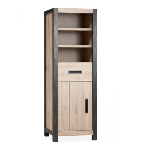Schrank Industriedesign, Bücherschrank Industriedesign, Breite 70 cm