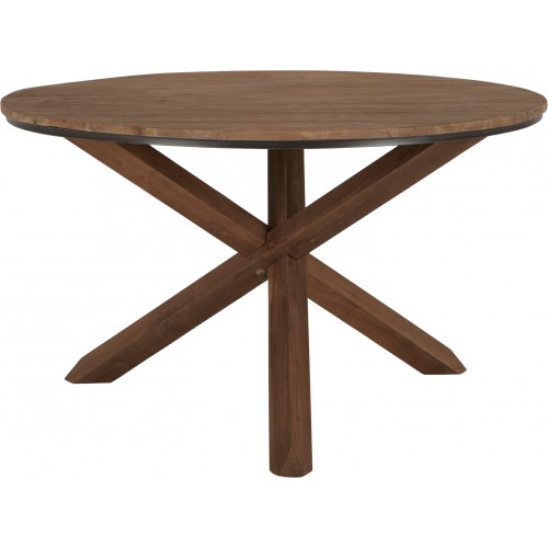 Runder Tisch Holz massiv, Esstisch rund, Tisch im Landhausstil