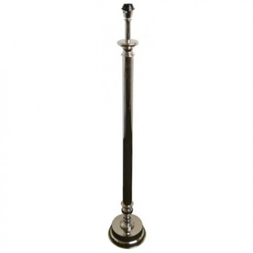 Lampenfuß Silber für eine Stehlampe, Höhe 103 cm