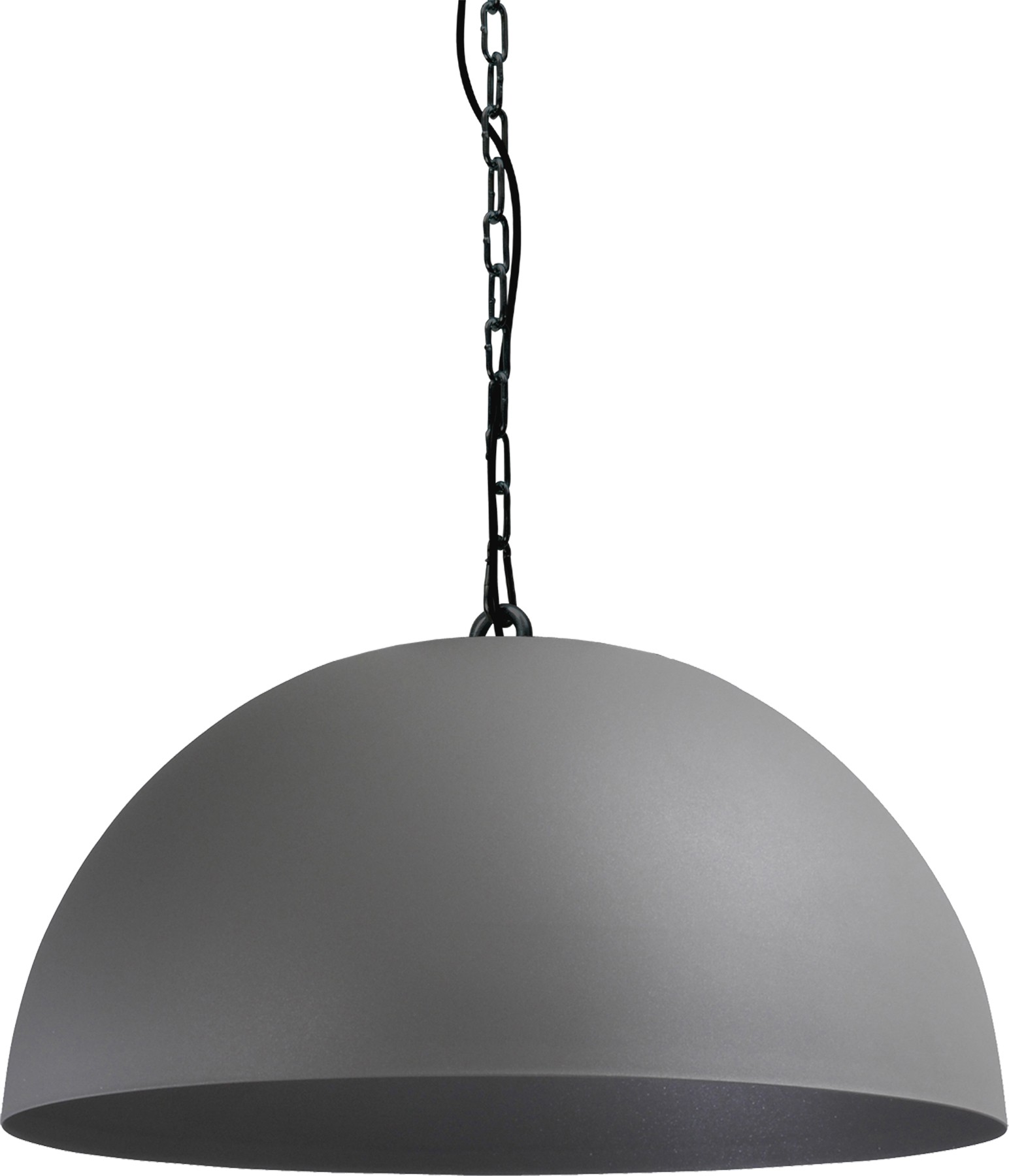 Pendelleuchte grau-schwarz, Beton-look, Industrielampe/ Retro-style, Ø: 60 cm