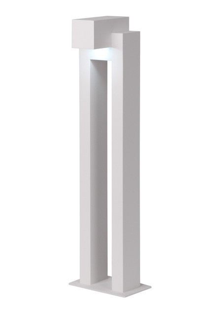 LED Außenstandleuchte weiß, Standleuchte außen weiß, Höhe 60 cm