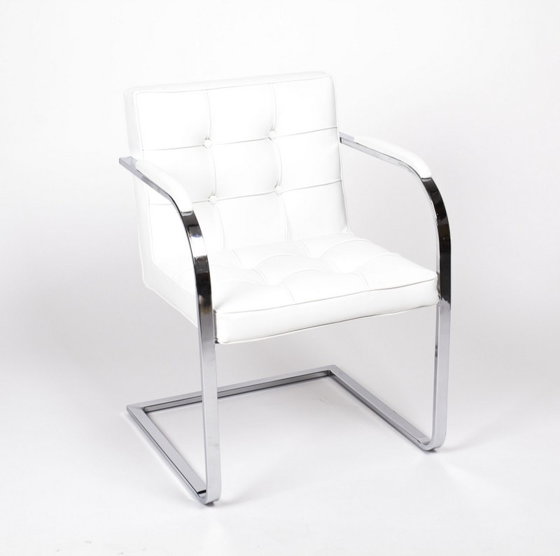 Freischwinger  weiß, Konferenzstuhl weiß, Besucherstuhl weiß