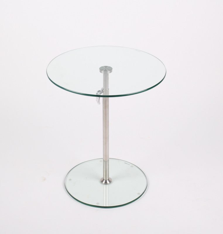 Glas Beistelltisch, Durchmesser 45 cm