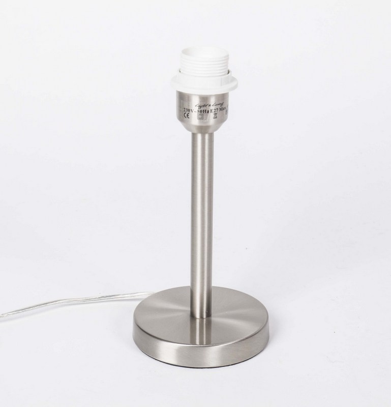 Lampenfuß für eine Tischleuchte, satiniert, Höhe 26 cm