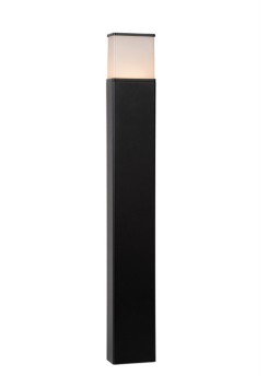 LED Außenstandleuchte schwarz, Standleuchte außen schwarz, Höhe 90 cm