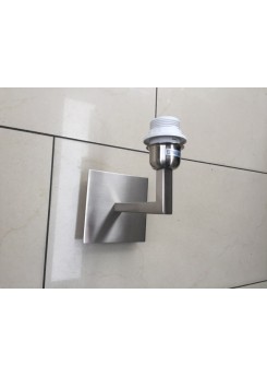 Wandleuchte satiniert Silber, Farbe silber, Wandlampe Silber für Lampenschirme