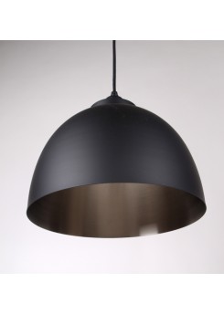 Moderne Pendelleuchte, Farbe Schwarz-Nickel, Ø  45 cm