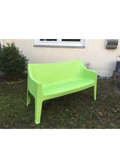 Gartenbank grün, Sofa Kunststoff, Outdoor- Bank grün