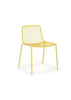 Stuhl gelb Metall stapelbar, Gartenstuhl gelb Metall 