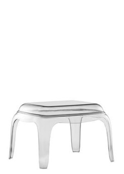 Beistelltisch transparent, Hocker modern, Couchtisch Farbe transparent