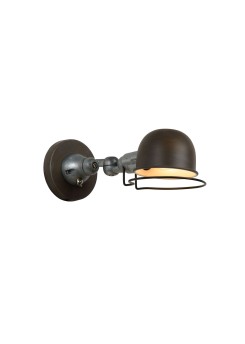 Wandlampe Rost Industrie, Wandleuchte Rost-braun Industriedesign