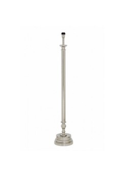 Lampenfuß Silber für Stehlampe, Stehleuchte verchromt, Höhe 130 cm
