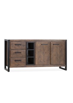 Sideboard braun Industrie, Anrichten braun Industriedesign, Breite 159 cm