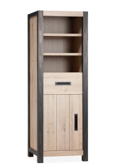 Schrank Industriedesign,  Bücherschrank Industriedesign, Breite 70 cm