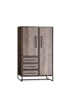 Schrank Industriedesign,  Wohnzimmerschrank Industriedesign, Breite 100 cm