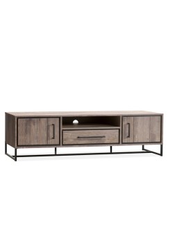 TV Schrank Metall Industriedesign,  Fernsehschrank Industriedesign, Breite 189 cm