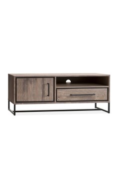 TV Schrank Metall Industriedesign,  Fernsehschrank Industriedesign, Breite 133 cm