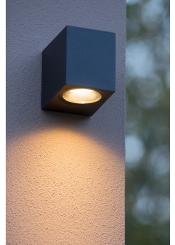 LED Außenwandleuchte schwarz, Wandleuchte schwarz,  LED Wand-Außenleuchte schwarz, Outdoor Wandlampe schwarz