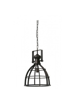 Pendelleuchte schwarz Metall, Hängeleuchte Metall schwarz, Hängelampe schwarz, Ø 40 cm