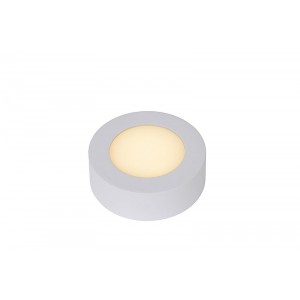 LED Deckenleuchte rund weiß, Deckenlampe weiß, Durchmesser 11,7 cm
