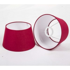 Lampenschirm rund, Farbe Rot, Ø 25 cm