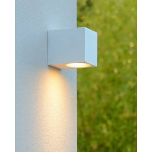 LED Außenwandleuchte weiß, Wandleuchte weiß, LED Wand-Außenleuchte weiß, Outdoor Wandlampe weiß